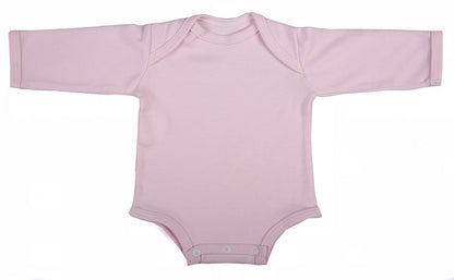 2-Pack Blank Long-Sleeved Baby Onesies With Envelope Neckline - Little Lumps