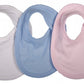 2-Pack 100% Cotton Mixed Colours Blank Baby Bib Sets - Little Lumps