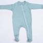 100% Cotton Infant Zip Opening Babygro in new colours - Little Lumps