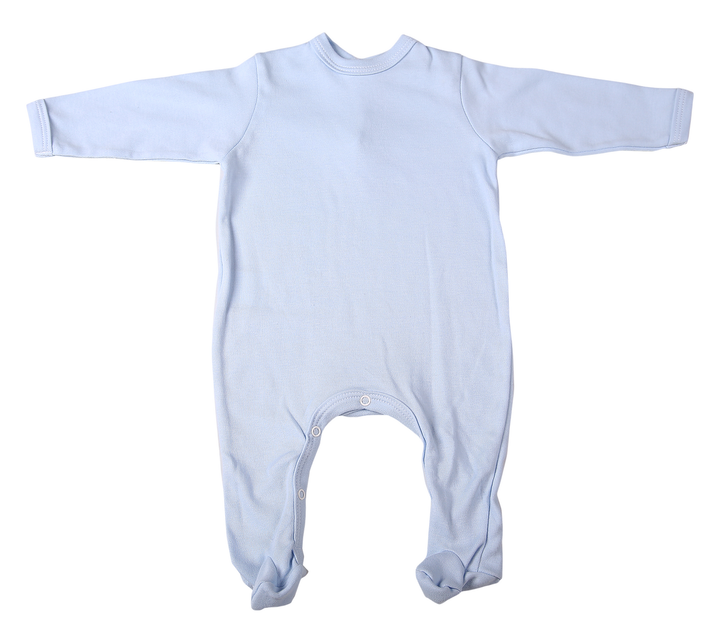100% Cotton Infant back neck opening Babygro - Little Lumps