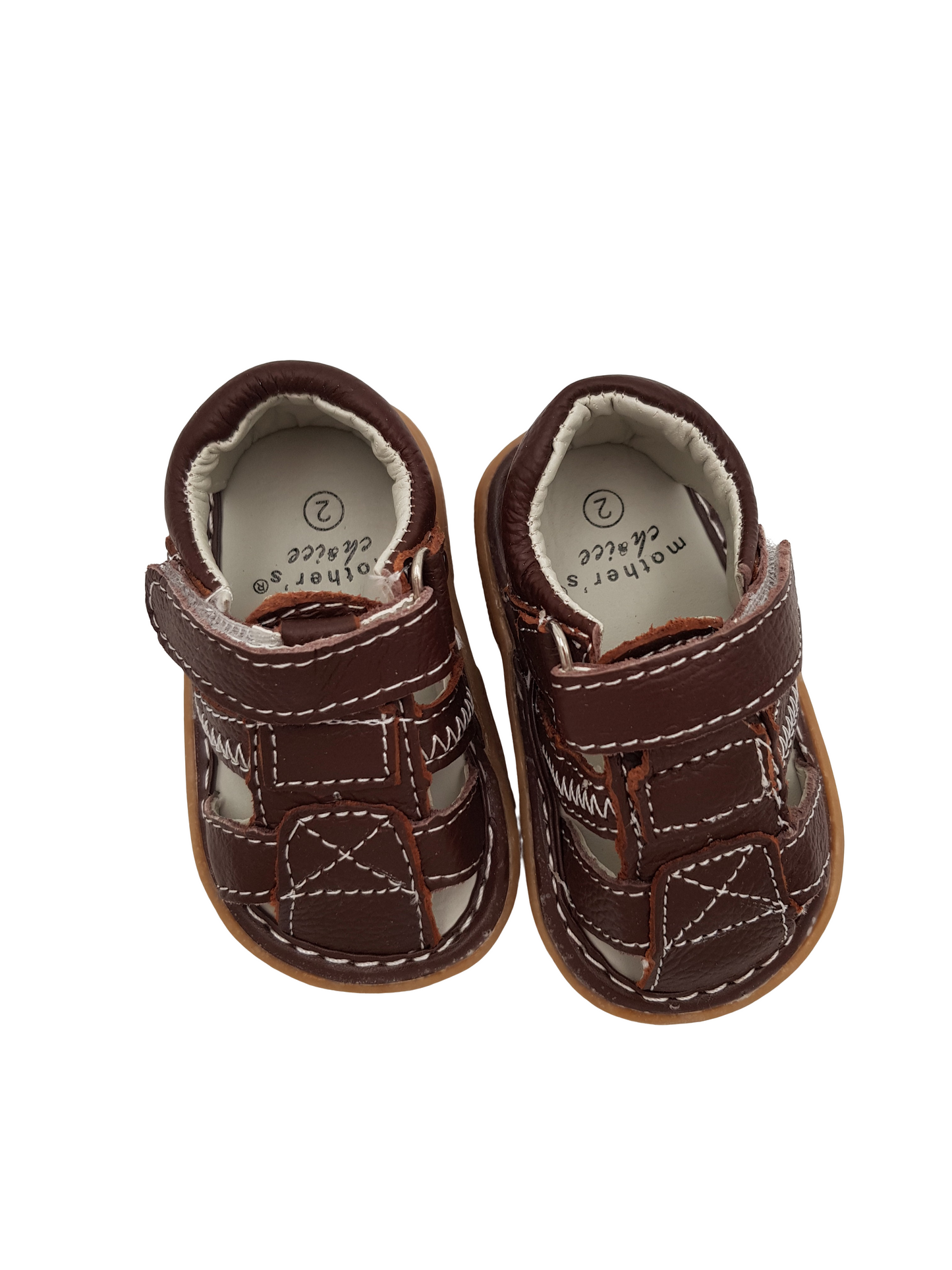 Brown Baby Leather Sandal - Little Lumps