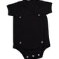Cross-over Baby Onesie short sleeve - Little Lumps