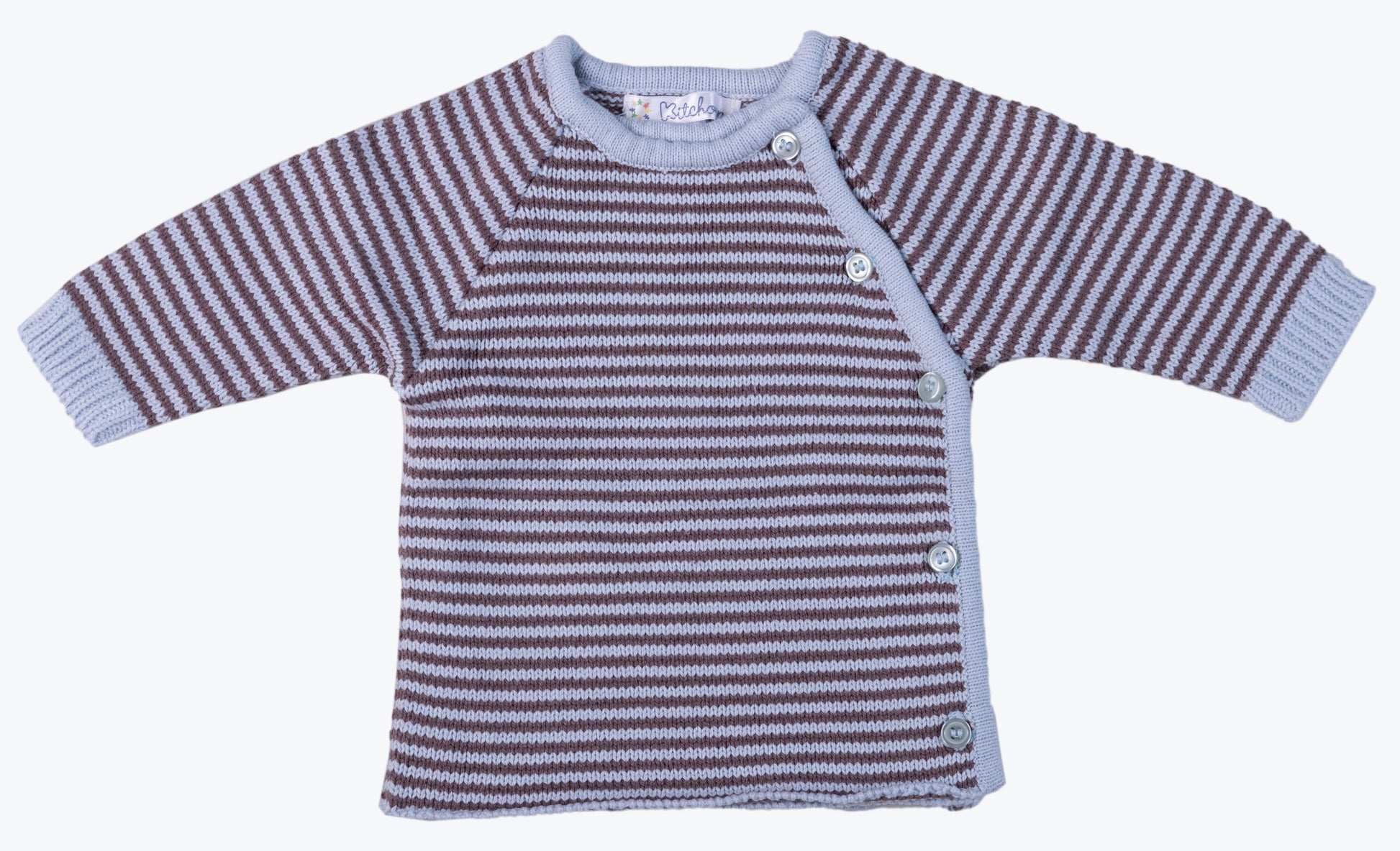 Crossover stripey  Baby Jersey - Little Lumps