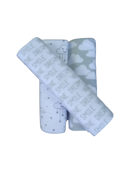 Blanket - 3pk Baby Flannel Receiver - Little Lumps