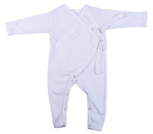 100% Cotton Infant Kimono Babygro - Little Lumps