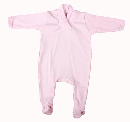 Blank Babygro With Crossover Collar - Little Lumps