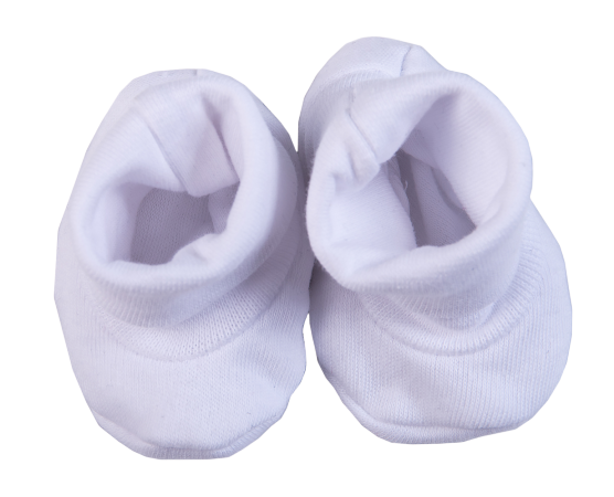 2-Pack Blank Ribbed Shoes Made From 100% Cotton - Little Lumps