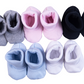 2-Pack Blank Ribbed Shoes Made From 100% Cotton - Little Lumps