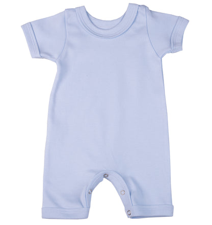 2-Pack Short Sleeved Blank Baby Romper Made From 100% Cotton - Little Lumps