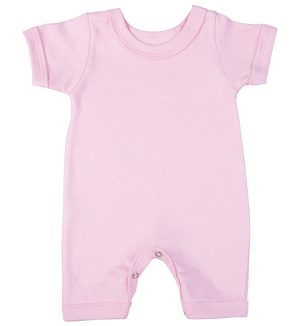 2-Pack Short Sleeved Blank Baby Romper Made From 100% Cotton - Little Lumps
