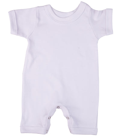 2-Pack Short Sleeved Blank Baby Romper Made From 100% Cotton - Little Lumps
