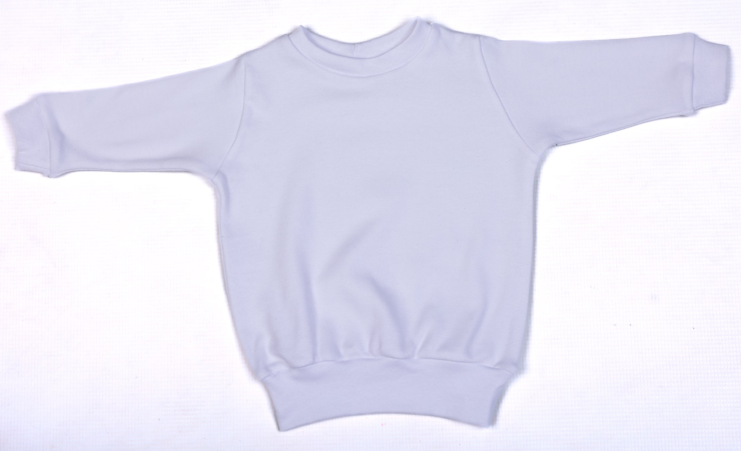 Infant shops white sweatshirt