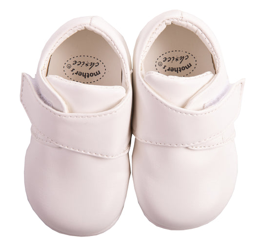 White Velcro Shoes - Little Lumps