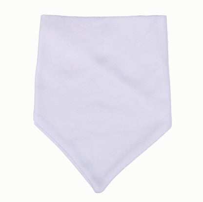 2-Pack 100% Cotton Mixed Colours Blank Baby Bandanna Bib Sets - Little Lumps