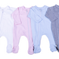 100% Cotton Infant Zip Opening Babygro - Little Lumps